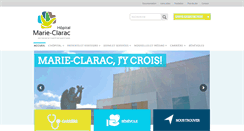 Desktop Screenshot of hopitalmarie-clarac.qc.ca